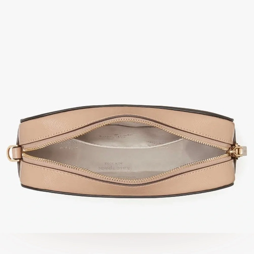 Kate Spade Oh Snap Colorblock Mini Camera Bag Toasted Hazelnut Multi